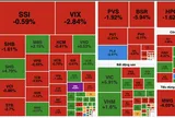 Áp lực bán dâng cao cuối phiên, VN-Index đảo chiều giảm hơn 9 điểm