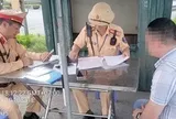 Vi phạm nồng độ cồn bị tước giấy phép lái xe, một cán bộ xã vẫn lái xe trên cao tốc