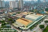Toàn cảnh khu đất ven hồ Đền Lừ sắp chuyển đổi từ nhà máy sang chung cư