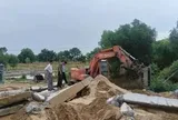 Vụ lăng mộ ‘khủng’ trên đất trồng cây: Tháo dỡ 2 công trình trái phép