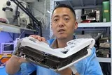 Chiếc RTX 5060 Ti bị bẻ cong gần như gập đôi sau tai nạn ô tô, sửa xong vẫn hoạt động bình thường