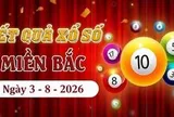 XSMB 3/8 - Kết quả xổ số miền Bắc hôm nay thứ Hai ngày 3/8/2026