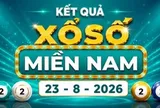 XSMN 23/8 - Kết quả XSMN hôm nay ngày 23/8/2026