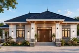 Chi phí xây nhà mái Nhật 4 phòng ngủ 180m² bao nhiêu?