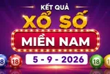 XSMN 5/9 - Kết quả xổ số miền Nam hôm nay 5/9/2026