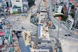 Hiện hình hài hai cầu vượt trên đường Vành đai 1 Hà Nội