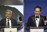 Chủ tịch Samsung và CEO NVIDIA cùng khoe Galaxy Z Fold8 đang sử dụng