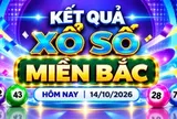 XSMB 14/10 - Kết quả xổ số miền Bắc hôm nay 14/10/2026