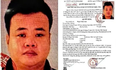 Truy nã Phạm Tuấn Anh sinh năm 1993