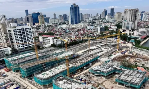 Cận cảnh công trường nghìn tỷ trên khu 'đất vàng' Giảng Võ