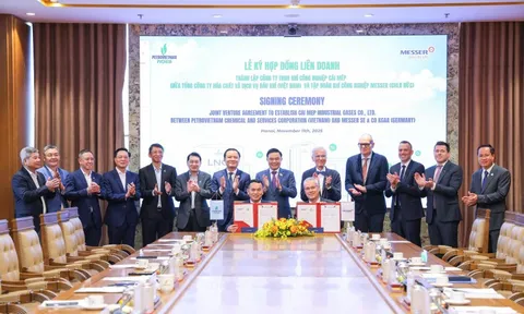 Petrovietnam - Messer liên doanh đầu tư Nhà máy khí công nghiệp Cái Mép