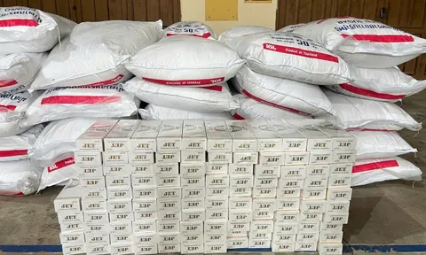 Quảng Trị: Tạm giữ hơn 3 tấn đường cát và 1.150 bao thuốc lá lậu