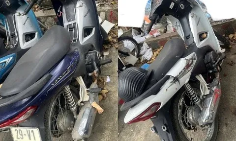 Ai là chủ 2 chiếc xe máy bị mất, liên hệ ngay Công an Hà Nội