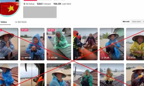 Dùng AI giả mạo clip người dân miền Trung khóc kêu cứu thương tâm trên nóc nhà: Quá phẫn nộ!