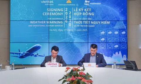 Viettel phát triển phần mềm cảnh báo thời tiết nguy hiểm cho hàng không