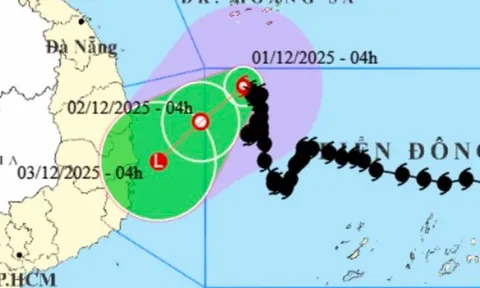 Bão số 15 sắp đổi hướng di chuyển, hướng vào từ Gia Lai - Khánh Hoà