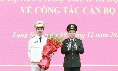 Đại tá Lê Công Anh giữ chức Phó Giám đốc Công an tỉnh Lạng Sơn
