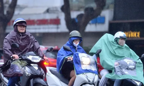 Không khí lạnh mạnh, mưa lớn ở Bắc bộ và khu vực từ Thanh Hóa đến Huế