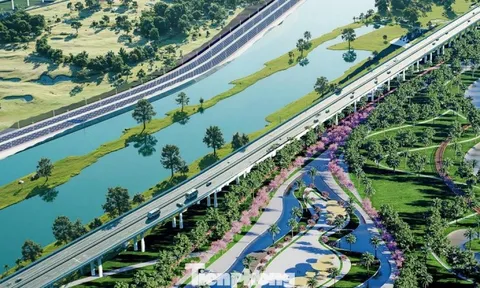 Hình ảnh thiết kế trục Đại lộ cảnh quan sông Hồng hơn 850 nghìn tỷ đồng