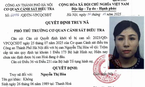 Ai nhìn thấy Nguyễn Thị Hoà, liên hệ ngay công an SĐT 0966111395