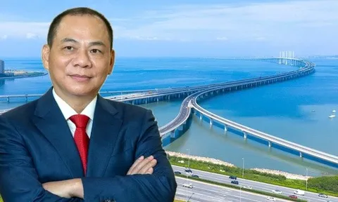 Vingroup của tỷ phú Phạm Nhật Vượng tính khởi công đường vượt biển nối Cần Giờ với Vũng Tàu trong 6 tháng nữa