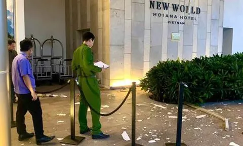 Người nước ngoài nghi rơi lầu ở New World Hoiana, camera ghi cảnh 2 người vội vã rời đi