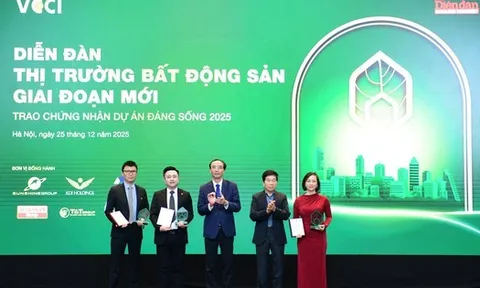 Hai dự án dòng Noble Crystal của Sunshine Group được vinh danh tại chương trình "Dự án đáng sống" 2025
