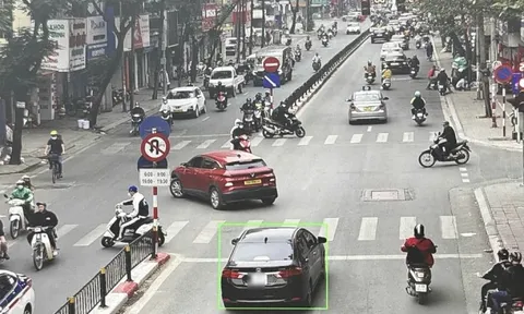 Hà Nội: Một ngày camera AI phát hiện hơn 100 trường hợp vi phạm giao thông