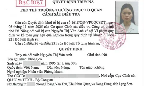 Truy nã đặc biệt nữ kế toán Nguyễn Thị Vân Anh, truy tìm 3 đối tượng