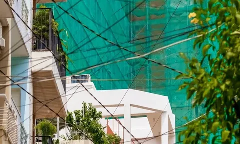 Lấy sáng cho nhà ống bằng thiết kế mặt tiền thú vị