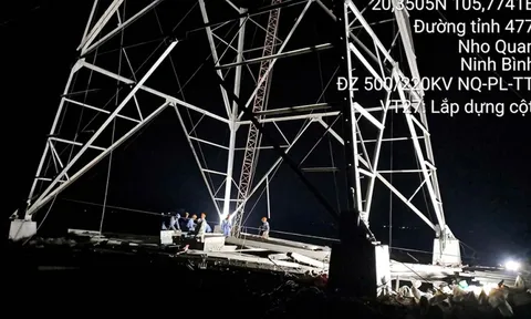Thi công các dự án truyền tải điện ngay sau kỳ nghỉ Tết