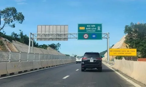 Điều chỉnh tốc độ một số đoạn tuyến cao tốc Pháp Vân về Nghi Sơn