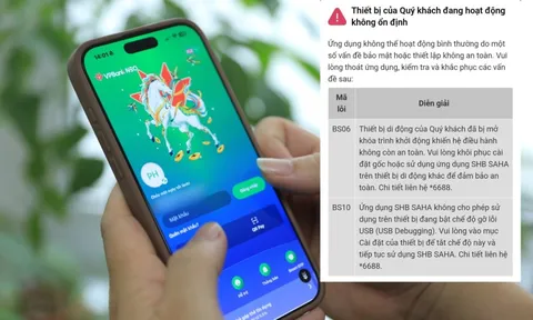 Nhiều người bị khóa Mobile Banking vì xài điện thoại trôi nổi
