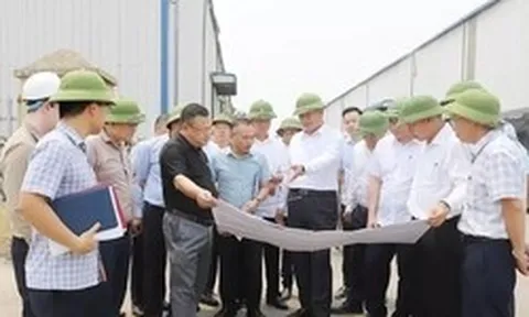 Phó Bí thư Hưng Yên Nguyễn Mạnh Quyền 'thúc' tiến độ dự án giao thông