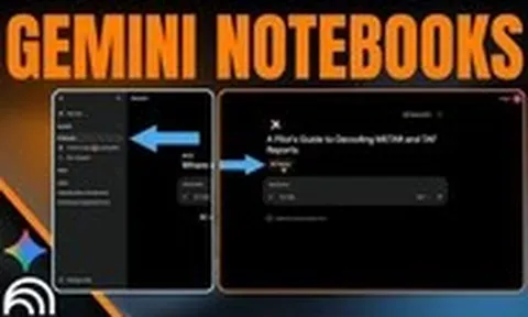 Người dùng Gemini được dùng miễn phí Notebooks