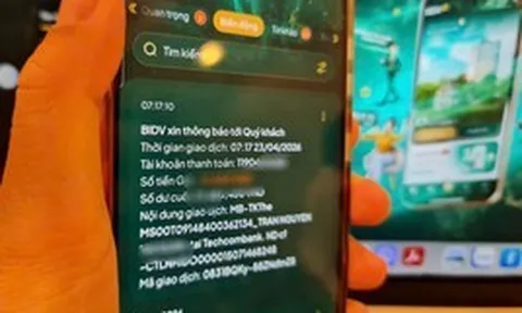 Người thường xuyên thực hiện những giao dịch chuyển khoản sau có thể được ngân hàng mời làm việc vì nghi liên quan đến lừa đảo
