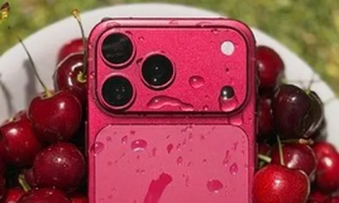 Lộ diện iPhone 18 Pro màu Dark Cherry