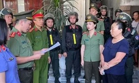 Thi hành lệnh bắt tạm giam, khám xét chỗ ở của Lê Thị Thuỷ SN 1968