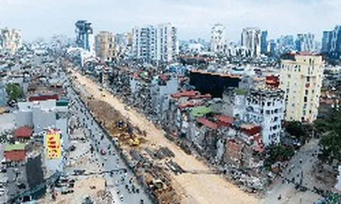 Siêu tuyến đường 7.200 tỷ dài 2,2 km đi qua giữa trung tâm Hà Nội sắp đạt cột mốc quan trọng