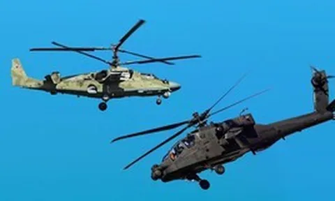 Trực thăng tấn công tốt nhất gọi tên Apache của Mỹ hay Ka-52 của Nga?