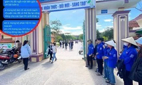 Vụ nghi vấn tiêu cực tại điểm thi ở Quảng Trị: Hiệu trưởng thông tin về lực học của con trai