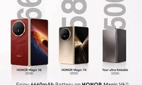 HONOR đăng ảnh "khịa" Galaxy Z Fold8 giờ mới có pin 5.000mAh