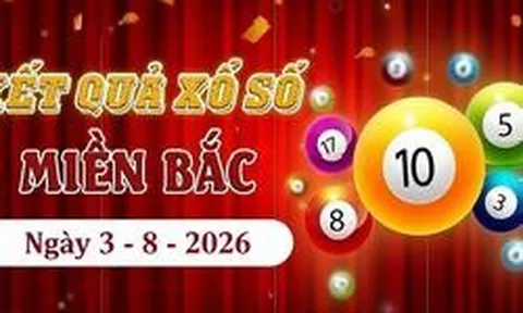 XSMB 3/8 - Kết quả xổ số miền Bắc hôm nay thứ Hai ngày 3/8/2026