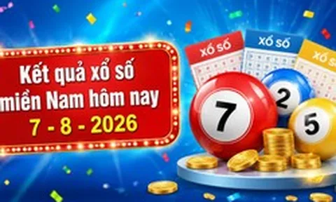 XSMN 7/8 - Kết quả xổ số miền Nam hôm nay thứ Sáu ngày 7/8/2026