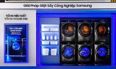 5 công nghệ giúp Samsung chiếm ưu thế trong mô hình giặt sấy công nghiệp tự động