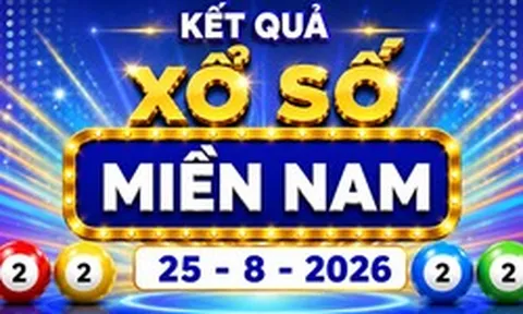XSMN 25/8 - Kết quả XSMN hôm nay ngày 25/8/2026