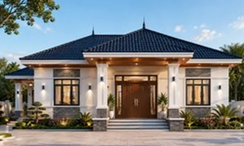 Chi phí xây nhà mái Nhật 4 phòng ngủ 180m² bao nhiêu?