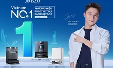 ECOVACS được công bố là thương hiệu robot hút bụi bán chạy số 1 thị trường Việt Nam năm 2025-2026