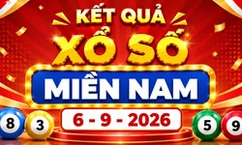 XSMN 6/9 - Kết quả xổ số miền Nam hôm nay 6/9/2026