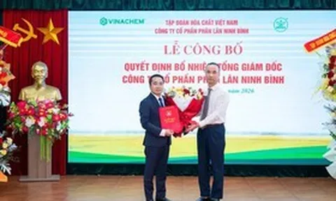 Phân lân Ninh Bình bổ nhiệm tân Tổng Giám đốc 8X